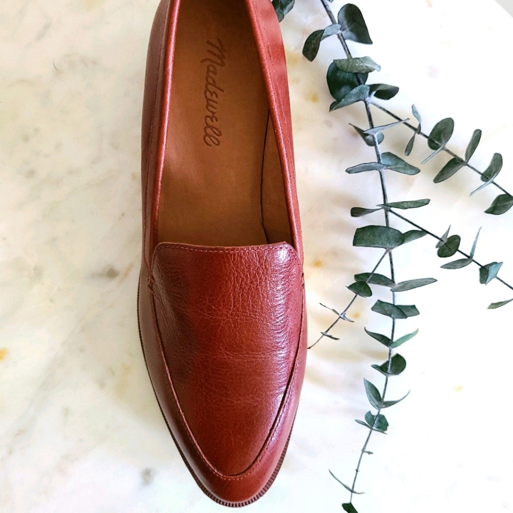 Madewell Frances Loafer in Burnished Mohogany